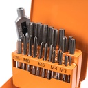 Sriegiklių rinkinys M3-M12, 22 vnt.