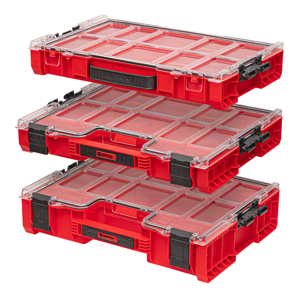 QBRICK PRO smulkmenų dėtuvė 200 RED 