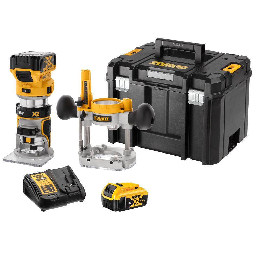 DeWALT DCW604P2 akumuliatorinis frezeris