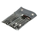 Skylių pramušėjų rinkinys, FASTER TOOLS, 6 vnt.