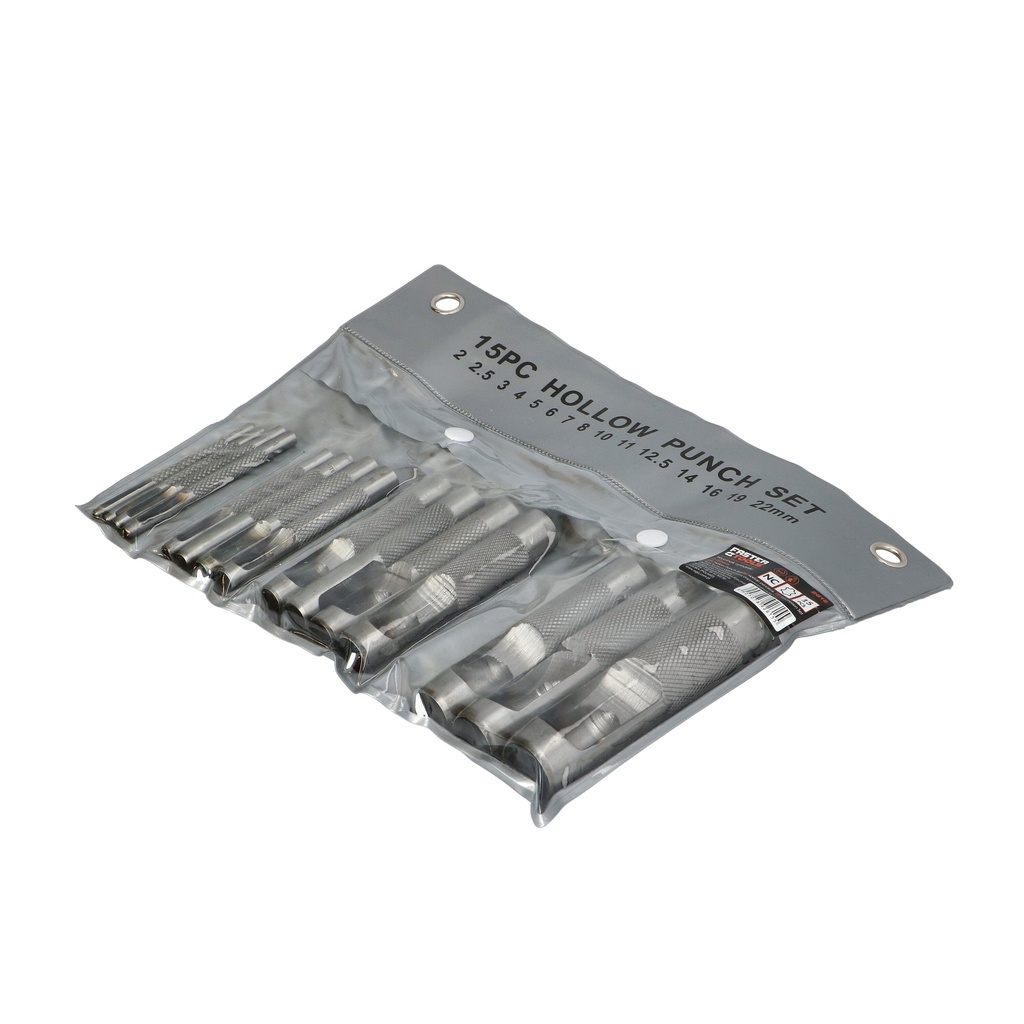 Skylių pramušėjų rinkinys, FASTER TOOLS, 6 vnt.