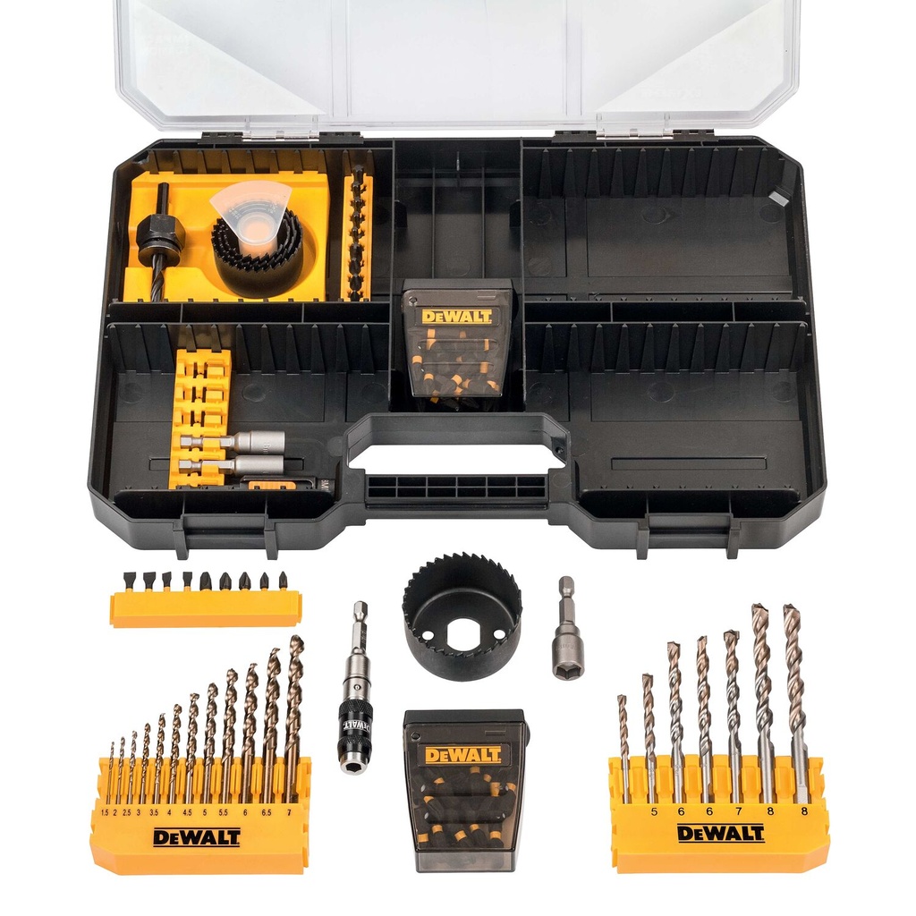 EXTREME antgaliukų-grąžtų komplektas, DeWALT 100 vnt.