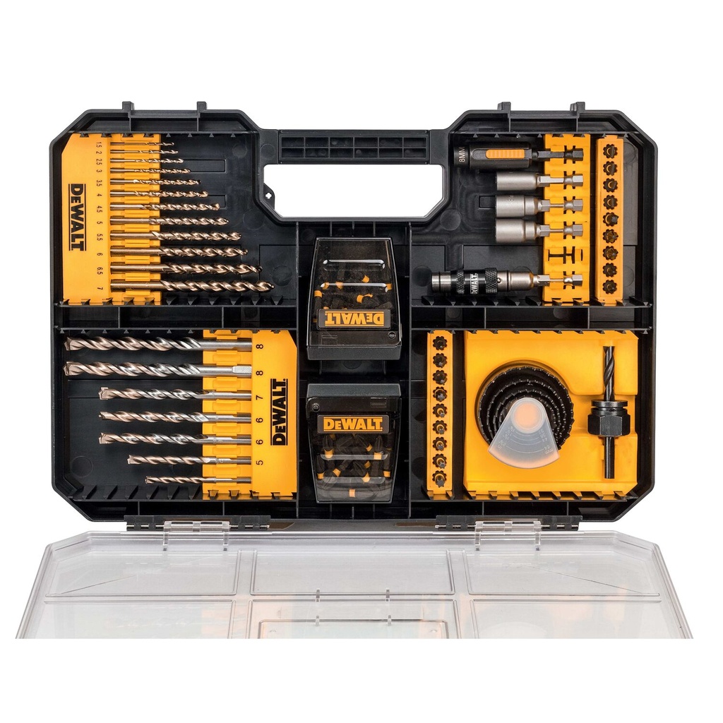 EXTREME antgaliukų-grąžtų komplektas, DeWALT 100 vnt.