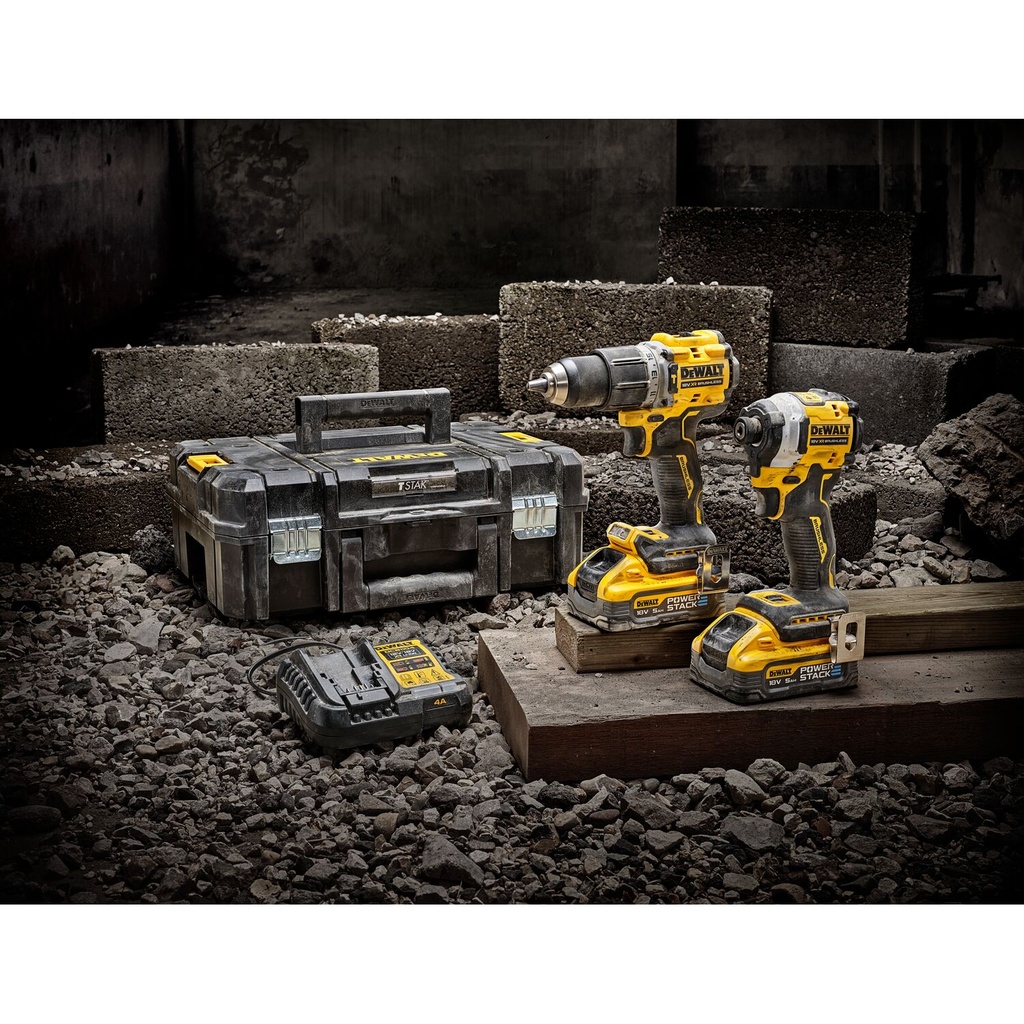 Įrankių rinkinys DCK2050H2T, 18 V; 2x5,0 Ah akum. DeWalt 