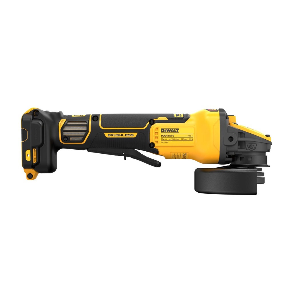 Kampinis šlifuoklis Advantage DCG416VSN 18V, DeWALT