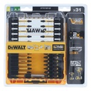Smūginių antgalių rinkinys EXTREME FLEXTORQ, DeWALT, 31 vnt.