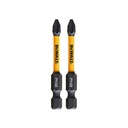 Sukimo antgaliukai FLEXTORQ PH2, 57 mm, DeWALT, 2 vnt.