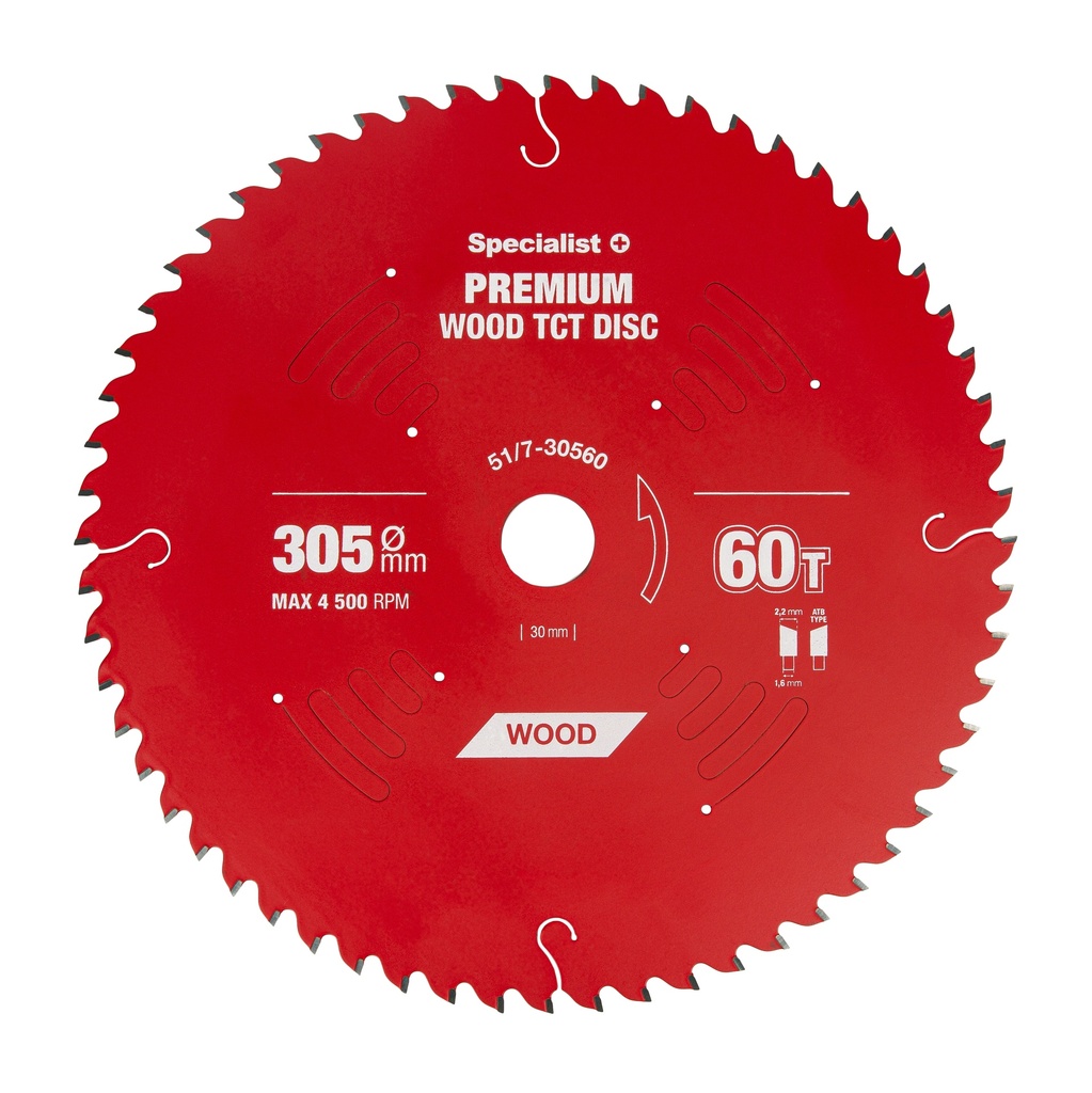 SPECIALIST+ pjovimo diskas Wood 305x60Tx30mm