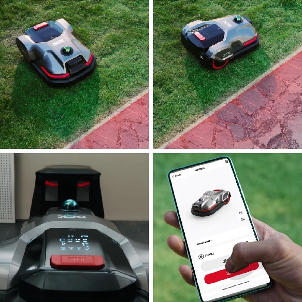 Robotas - žoliapjovė II 2000 m² 4G be laido, DCK