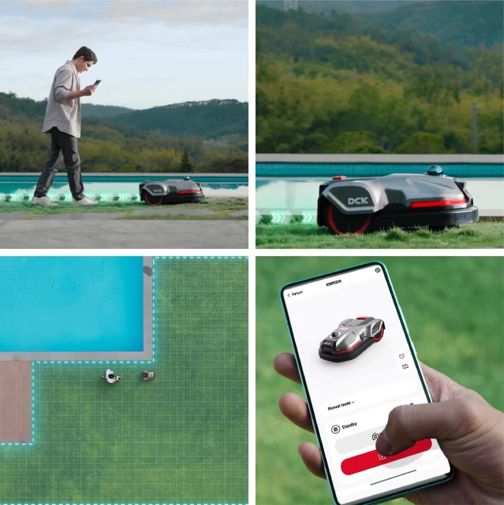 Robotas - žoliapjovė II 2000 m² 4G be laido, DCK