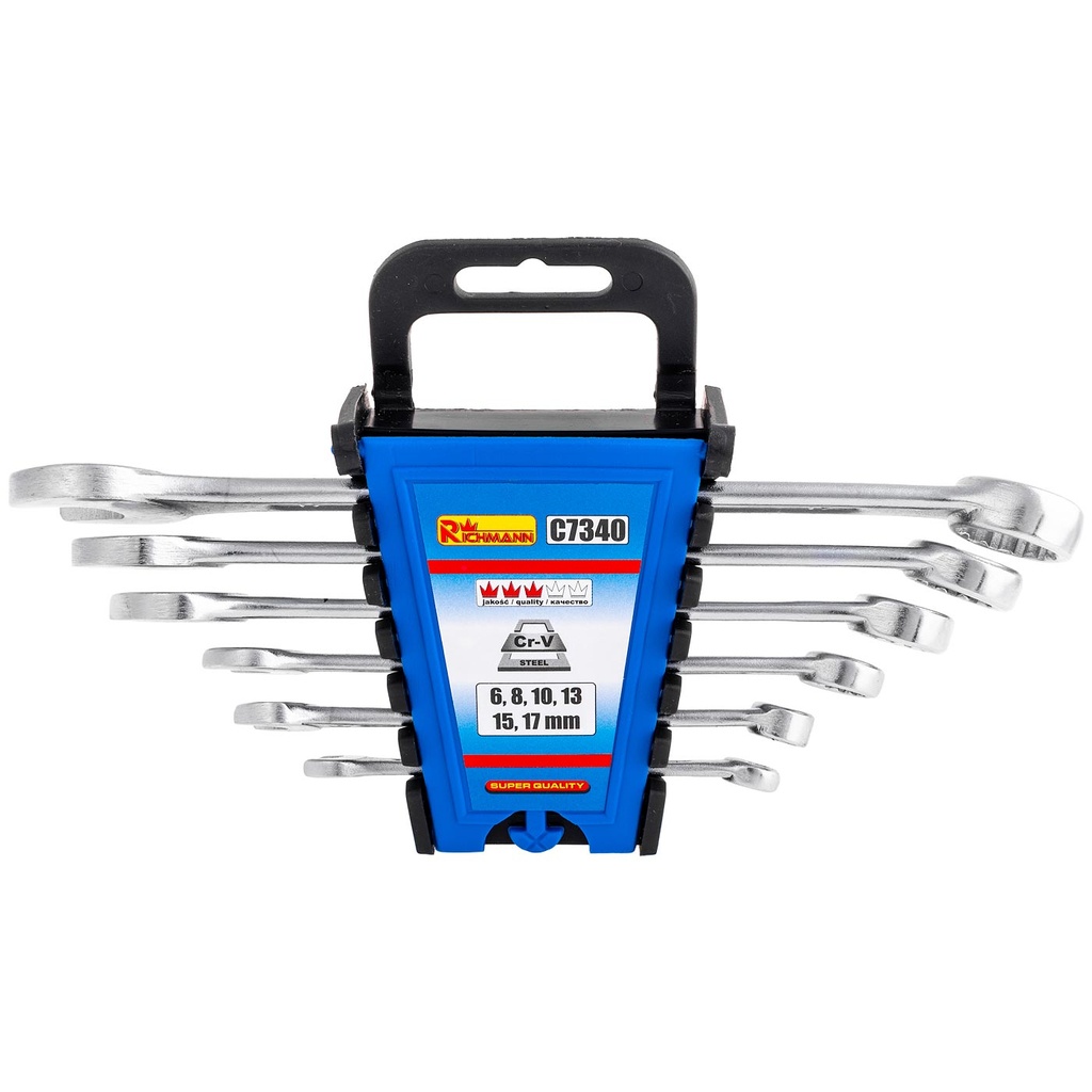 Combination spanners 6 pcs 6-17MM