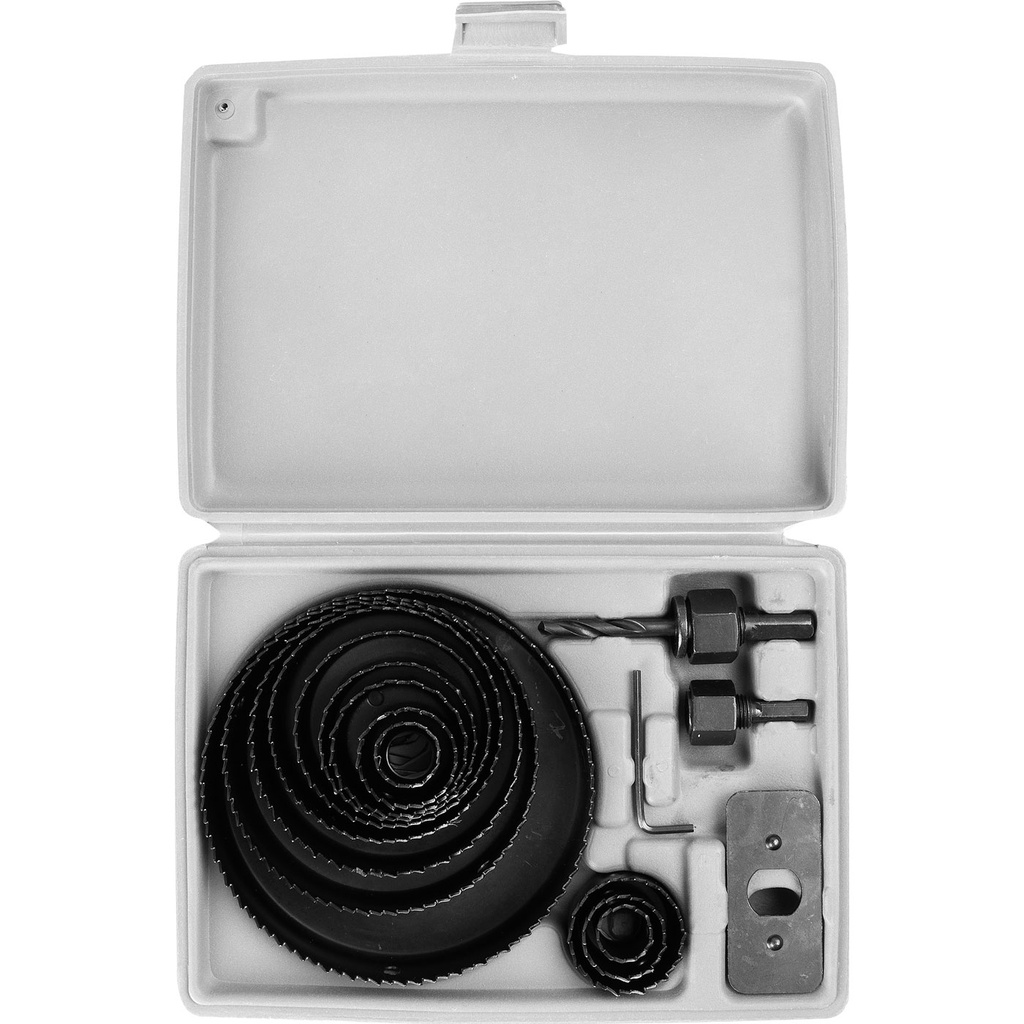 Drill crown kit 16 pcs.