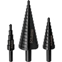 Step drills set 3 pcs 4-32 mm