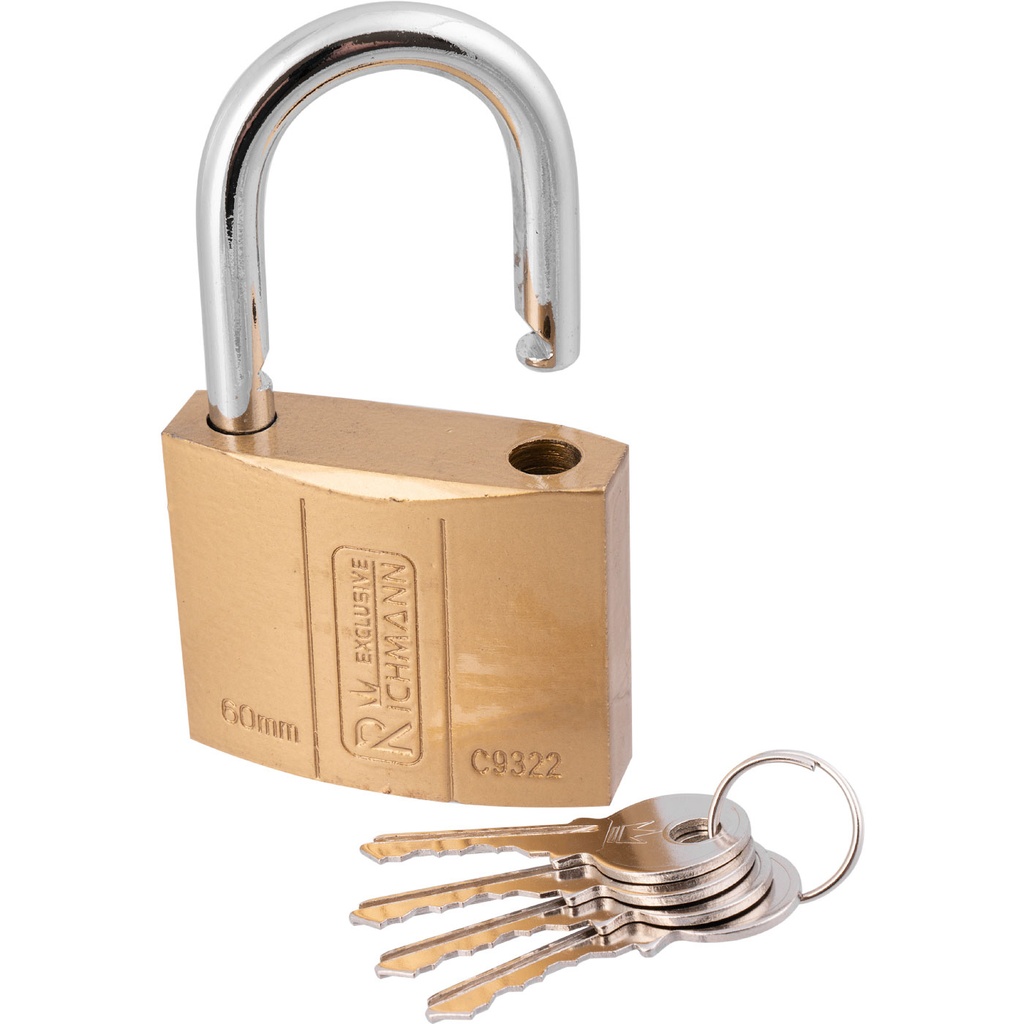 GOLD PADLOCK 60MM