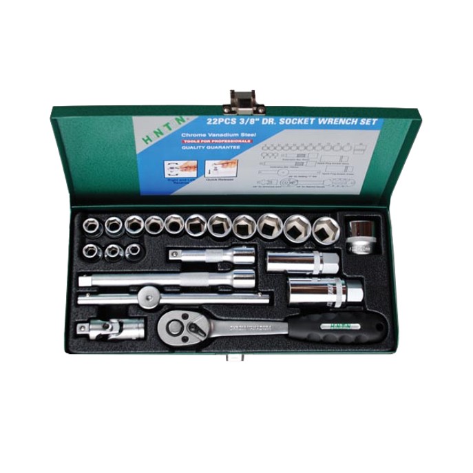 HONITON padrunikomplekt, 3/8", 22 tk