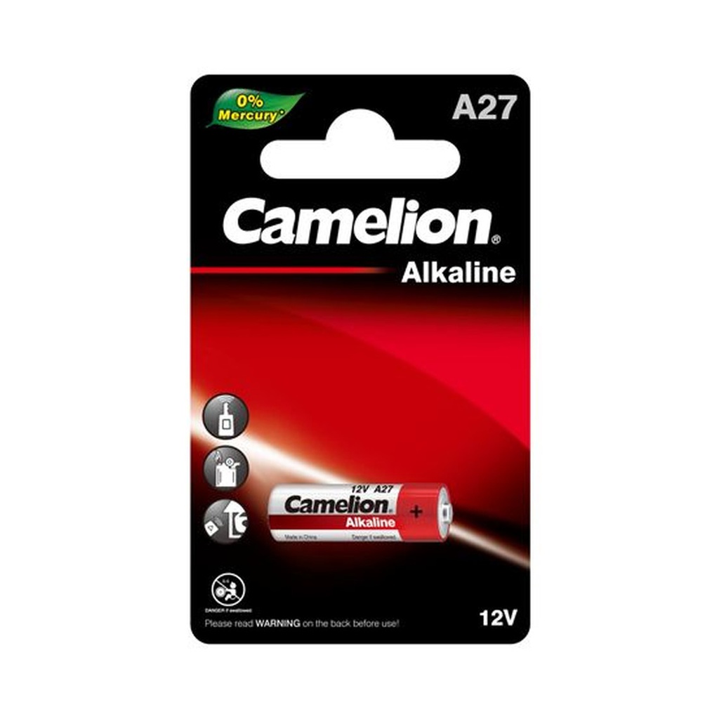 Elementas be gyvsidabrio, A27, 12V, CAMELION, 1 vnt.