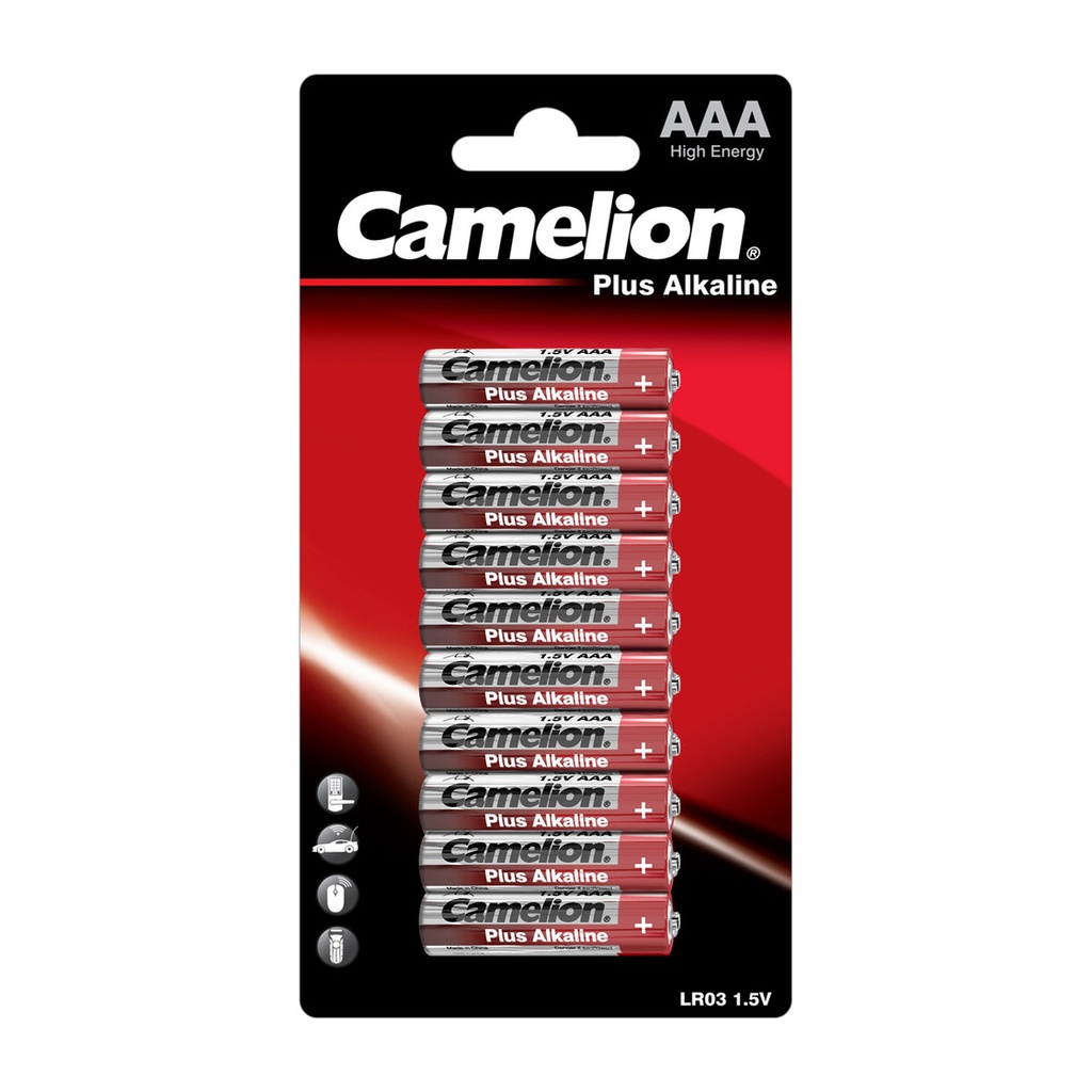 Elements alkaline, AAA, LR03-B10, CAMELION, 10 pcs.