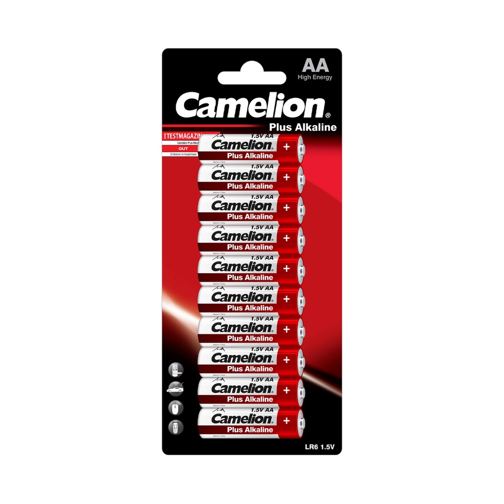Patarei Alkaline, AA, LR06-SP10, CAMELION, 10 tk