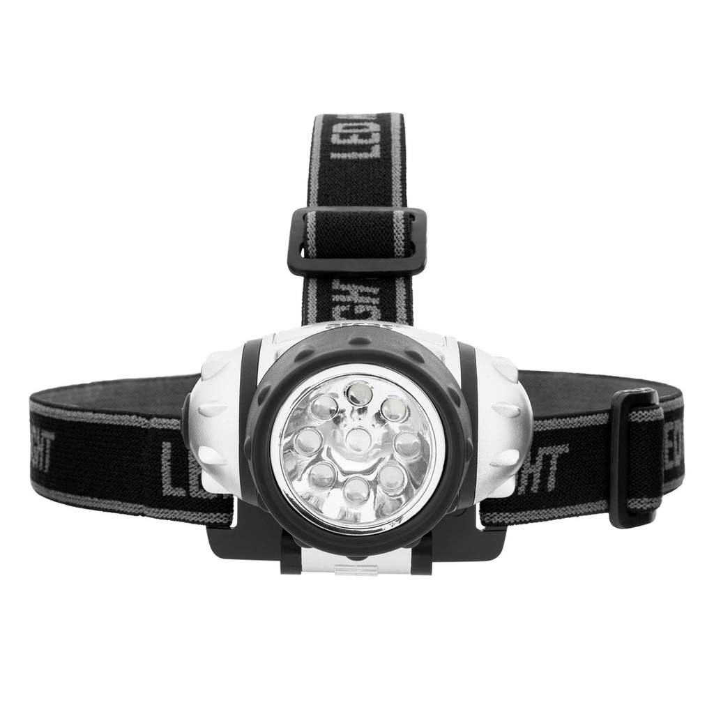 Galvos žibintuvėlis 9 LED, ARCAS