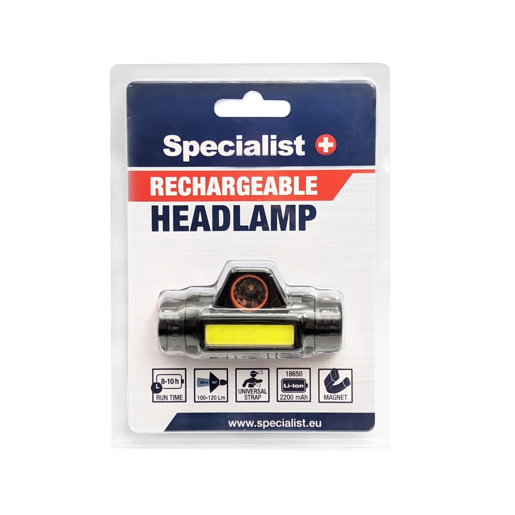 SPECIALIST+ pealamp, 120 Lm