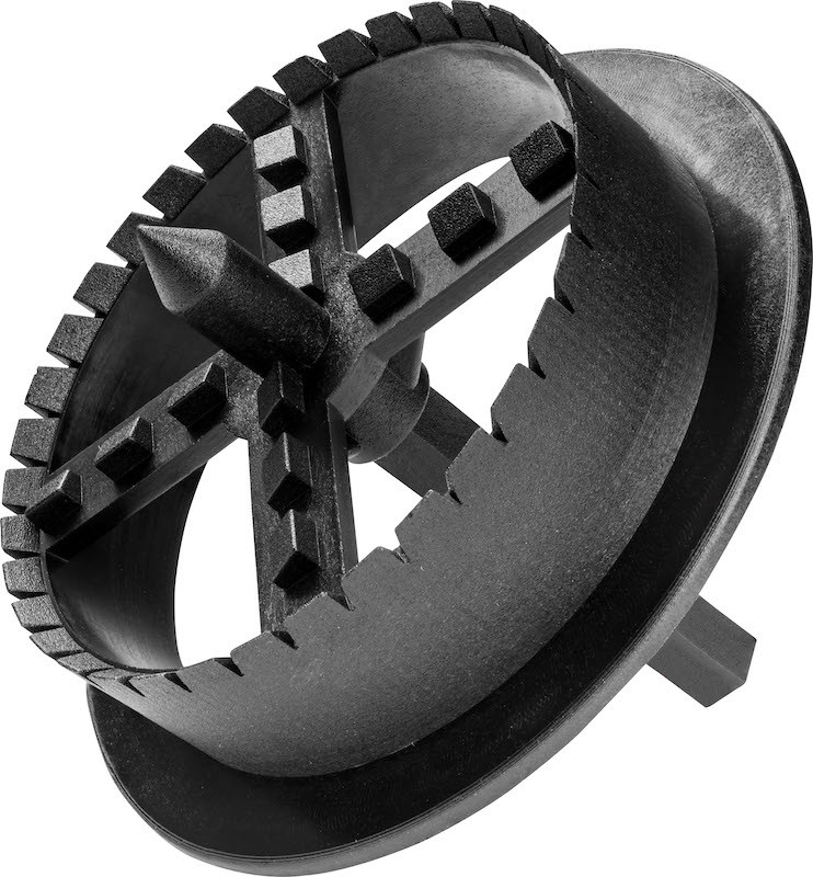 Plastic hole cutter 68 mm for styrofoam