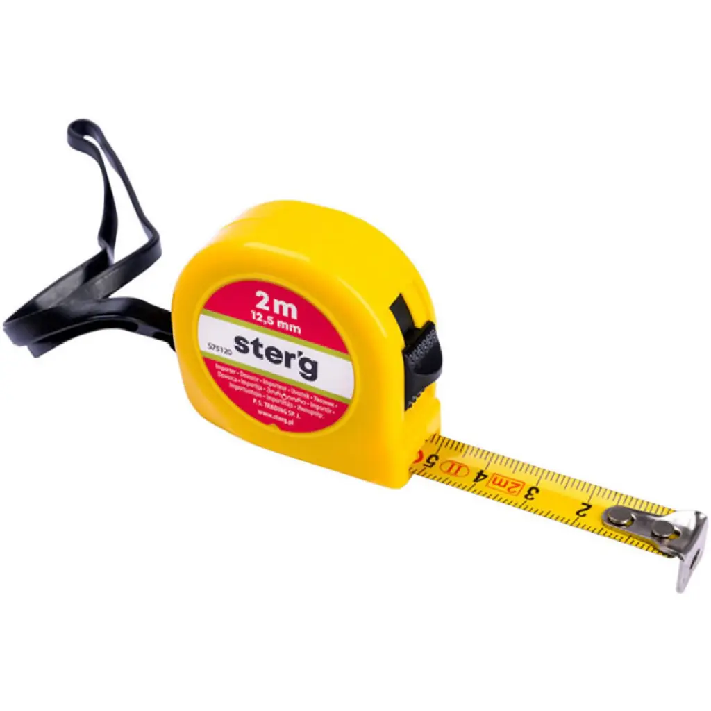 Measuring tape 2 m x 12,5 mm, STER'G