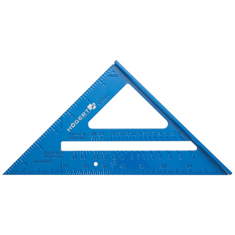 Aliuminis mat. trikampis 180mm