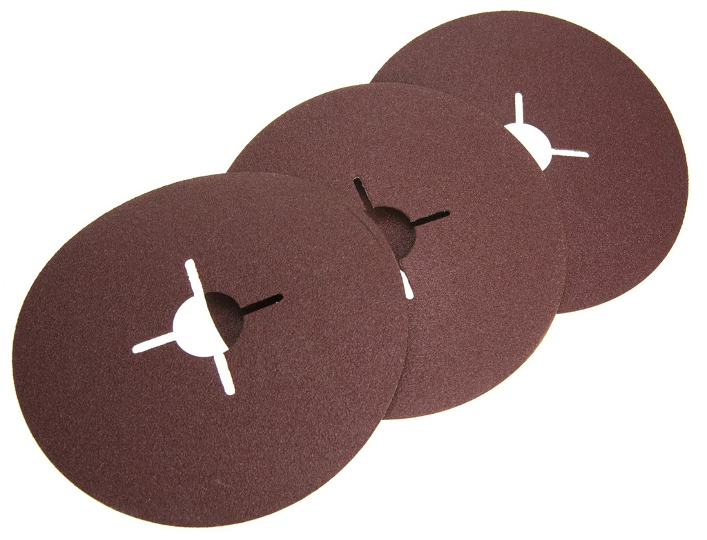 Fiber disks 125 mm, P100, 3pcs