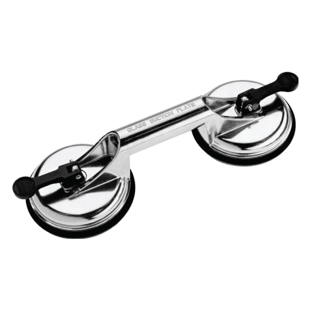 2-cups aluminium glass suction