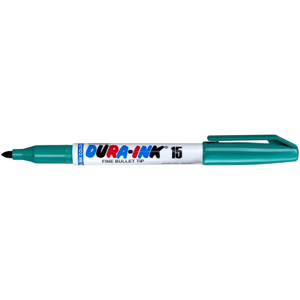 Markeris DURA-INK15 FINE, žalias, 1 mm