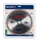SPECIALIST+ TCT blade, 190x56Tx30/20/16 mm