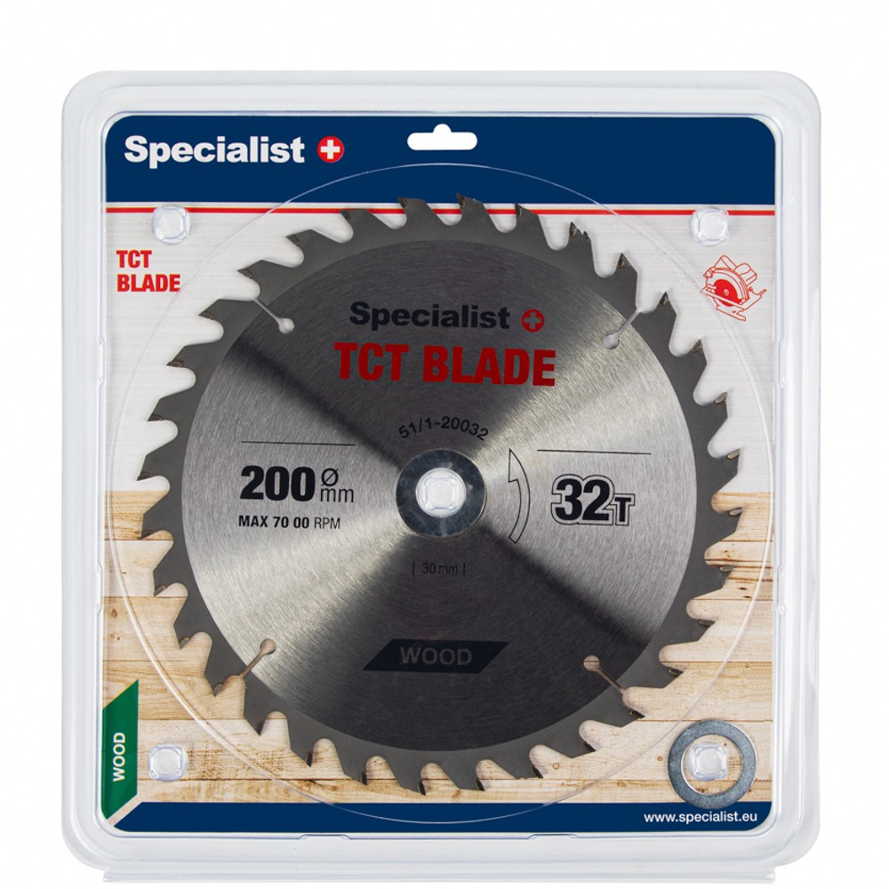 SPECIALIST+ TCT blade, 200x32Tx30/20/16 mm