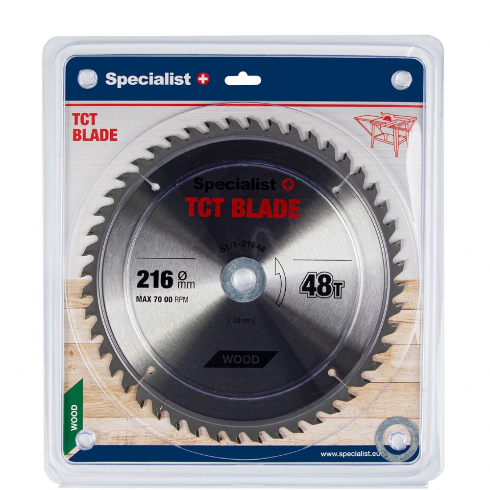 SPECIALIST+ saeketas, 216 mmx48Tx30/20/16 mm