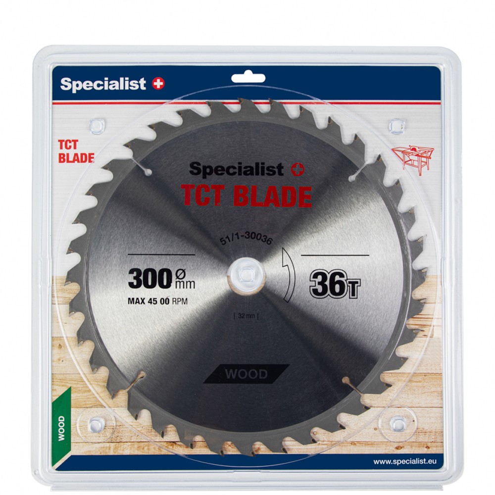 SPECIALIST+ griešanas disks, 300 x 36T x 32/30 mm