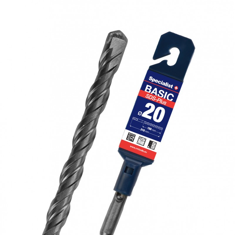 SPECIALIST+ SDS+ grąžtas BASIC, 20 x 150/210 mm