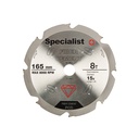 SPECIALIST+ fiber cement saw blade, 8T 165 x 20 mm