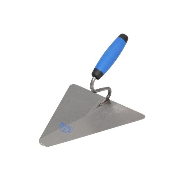 Steel triangular trowel