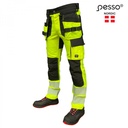 Workwear trousers Uranus Flexpro 135, HI-VIS yellow C52