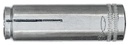 Enkurs bez apmales EA M12x16x50 mm