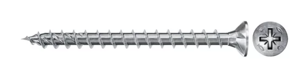 Kaste Koka skrūves FPF II CZF 5,0 x 60 BC 500