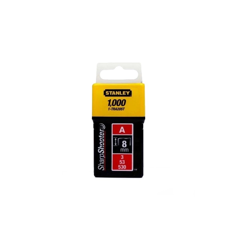 Klambrid, tüüp 53 Stanley 1000 tk. 4 mm