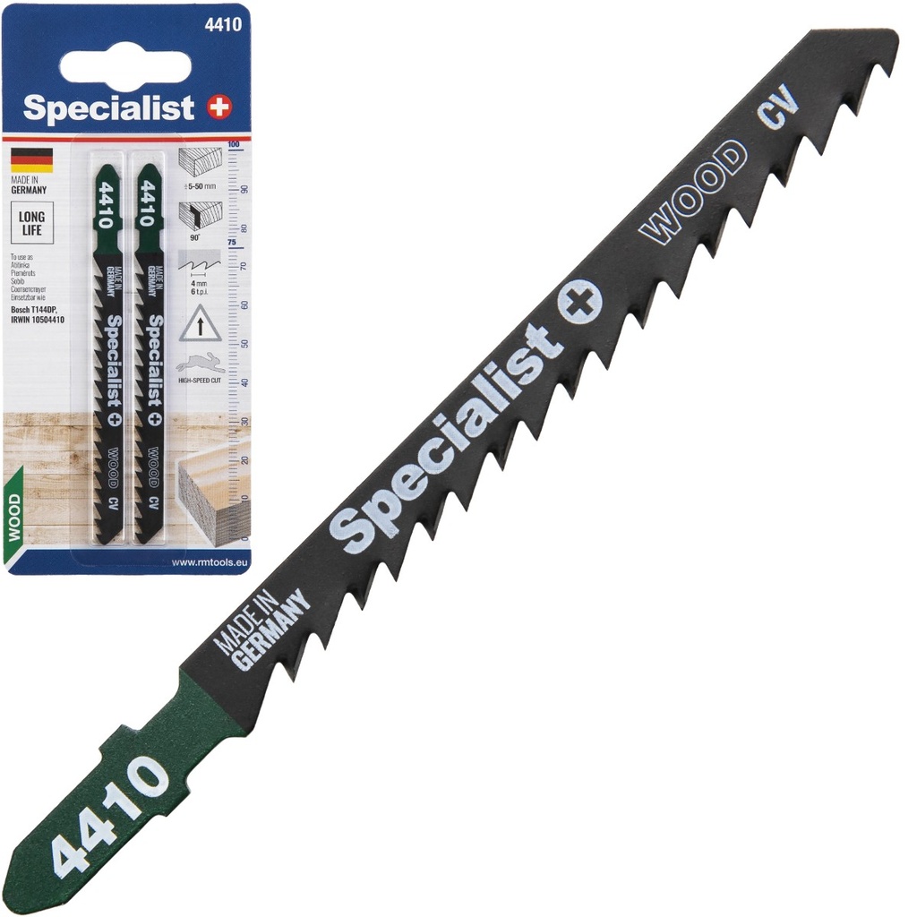 SPECIALIST+ tikksaetera 4410 (T144DP) 100 mm, 2 tk