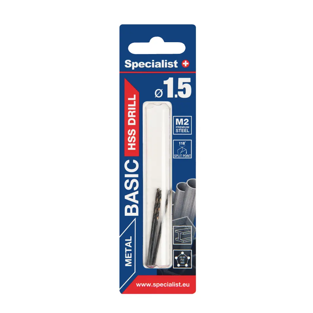 SPECIALIST+ metallipuur BASIC, 1.5mm, 3 tk