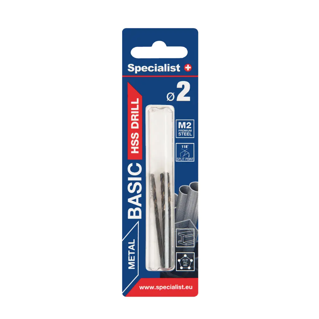 SPECIALIST+ metallipuur BASIC, 2 mm, 3 tk