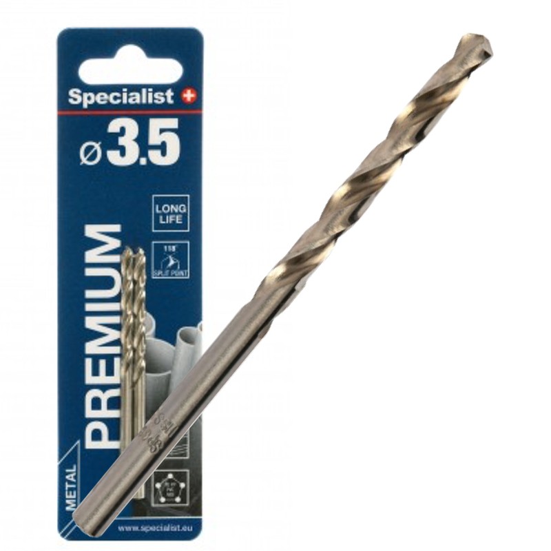 SPECIALIST+ drill bit PREMIUM, 3.5 mm, 2 pcs