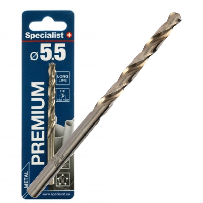 SPECIALIST+ drill bit PREMIUM, 5.5 mm
