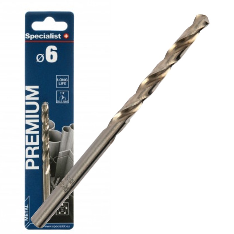 SPECIALIST+ drill bit PREMIUM, 6.0 mm