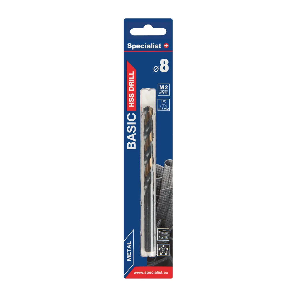 SPECIALIST+ drill bit BASIC, 8.0 mm