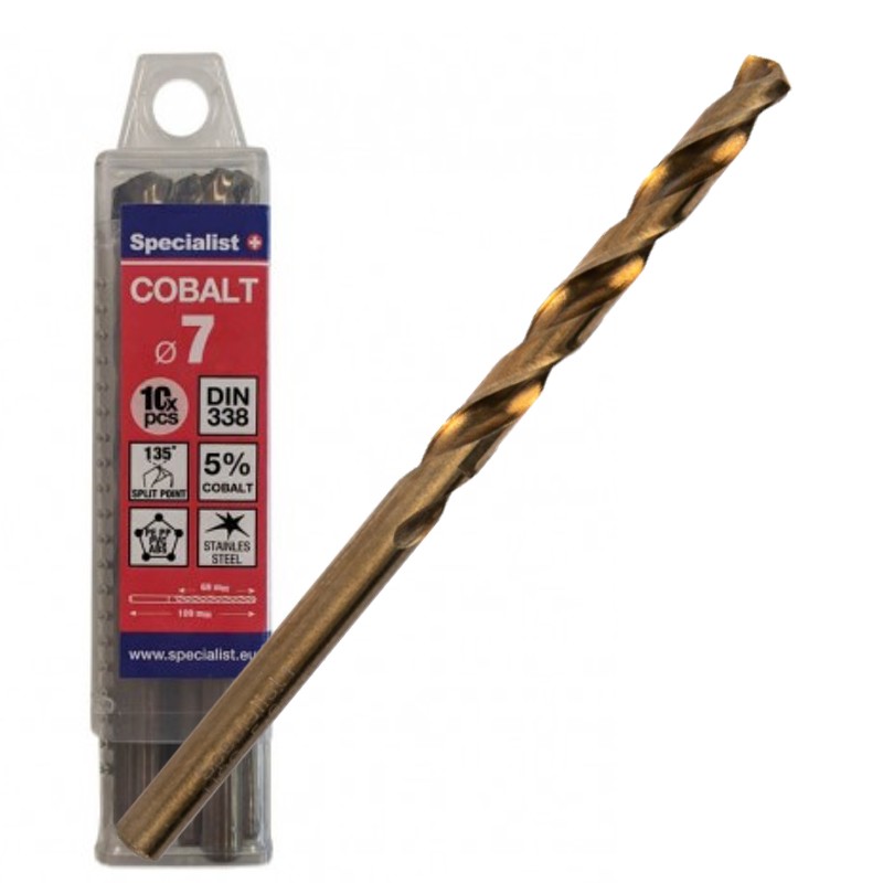 SPECIALIST+ metāla urbis COBALT, 7 mm, 10 gab.