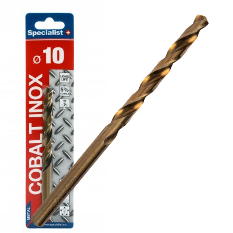 SPECIALIST+ metalo grąžtas COBALT, 10 mm